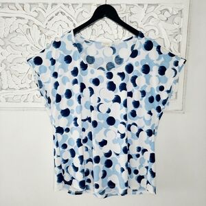 Laura Plus 1X Abstract Dot Print Top